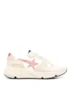 Golden Goose Running Sole Panelled Sneakers In Color Carne Y Neutral