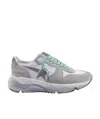 Golden Goose Running Sole Low-top Sneakers In Gray