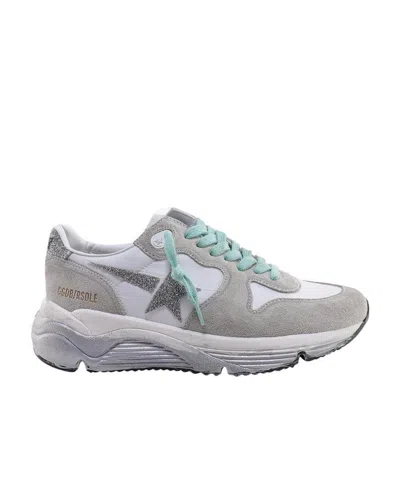 Golden Goose Running Sole Low-top Sneakers In Gray