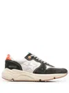 Golden Goose Running Sole Low-top Sneakers In Green