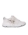Golden Goose Running Sole Low-top Sneakers In White