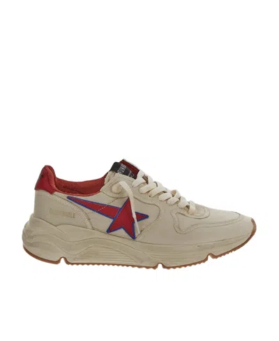 Golden Goose Running Sole Low-top Trainers In Nude