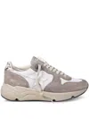 Golden Goose Running Sole Ltd Star-detail Trainers In Gray