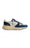 Golden Goose Running Sole Nylon Sneaker In Blue