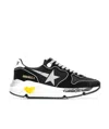 Golden Goose Running Sole Used Effect Sole Sneakers In Black
