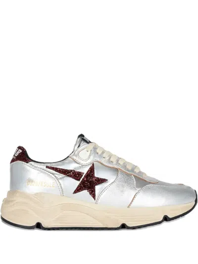 Golden Goose Running Sole "silver/bordeaux" Sneakers