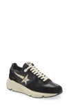 Golden Goose Women's Running Nappa Leather Sneakers In Black/white