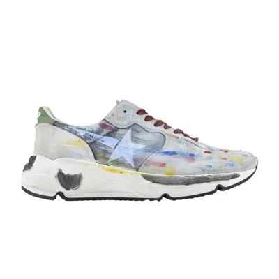 Pre-owned Golden Goose Running Sole Sneaker 'paint Drip' | Multi-color | Men's Size 44