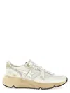 Golden Goose Mesh Panel Sneakers Star Emblem In White
