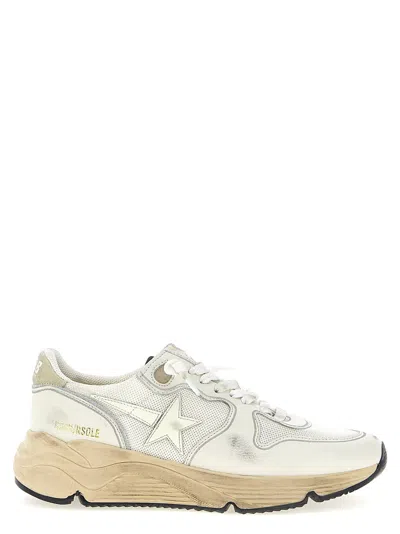 Golden Goose Running Sole Sneakers In White