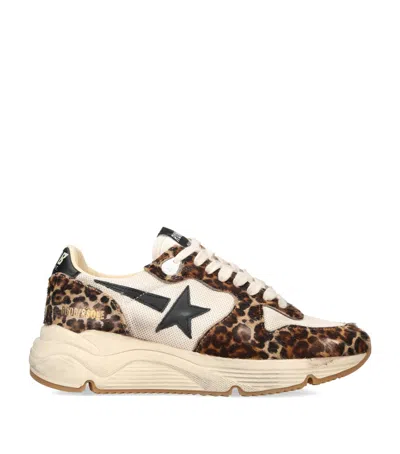 Golden Goose Running Sole Sneakers In Beige