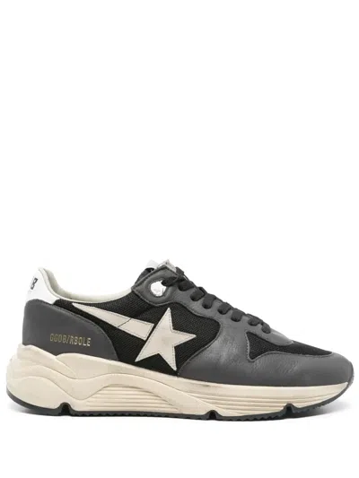 Golden Goose Running Sole Sneakers In Black