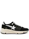 Golden Goose Men Running Sole Sneakers In Black