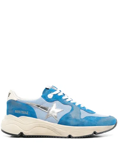 Golden Goose Running Sole Sneakers In Blue