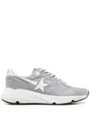Golden Goose Running Sole Sneakers In Gray