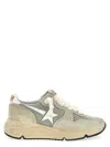 Golden Goose Running Sole Sneakers In Gray