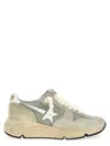 Golden Goose Running Sole Sneakers In Gray