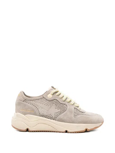 Golden Goose Running Sole Sneakers In Gray