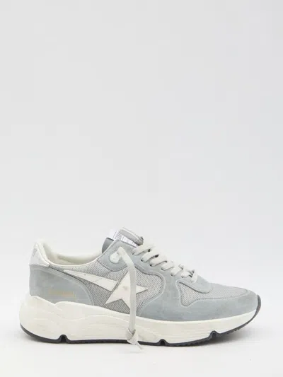 Golden Goose Running Sole Sneakers In Gray