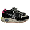 Golden Goose Running Sole Sneakers In Black Suede
