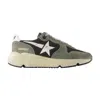 Golden Goose Multicolor Suede And Mesh Running Sneakers In Gray