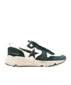 Golden Goose Low Top Sneakers With Calf Suede Leather In Multicolor