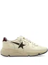 Golden Goose Running Sole Nylon Leather Sneakers In Neutrals