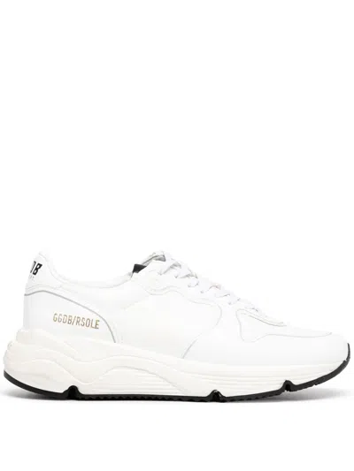 Golden Goose Running Sole Trainers In White