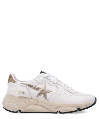 Golden Goose Running Sole Sneakers In White