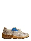 Golden Goose Running Sole Sneakers With A Worn Effect In Grey