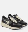 Golden Goose Running Sole Nappa Upper And Heel Leather Star In Black/white