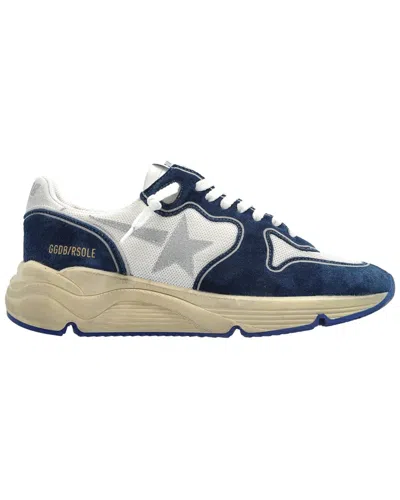 Golden Goose Running Sole Suede Sneaker In White