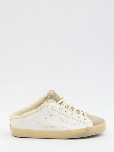 Golden Goose Sabot Super Star In White