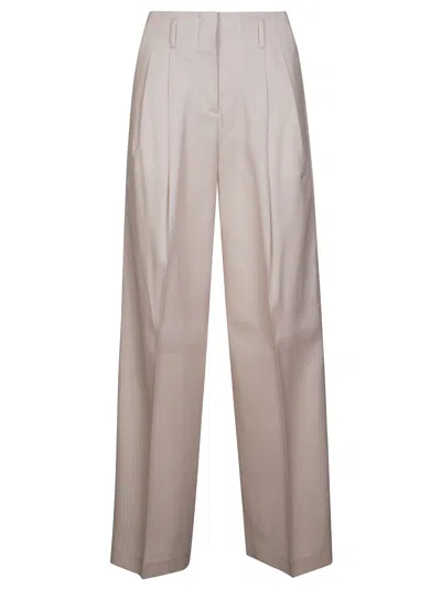 Golden Goose Sartorial Plated Flavia Pant In Gray