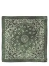 Golden Goose Scarf With Paisley Pattern