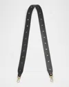 Golden Goose Screw Leather Shoulder Strap In Black