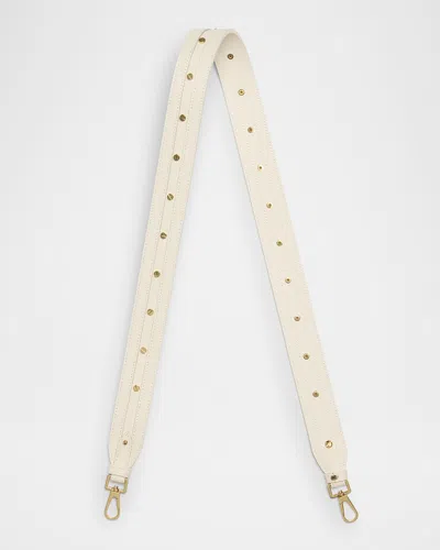 Golden Goose Screw Leather Shoulder Strap In Butter