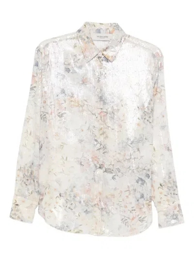 Golden Goose Sequin Floral Shirt