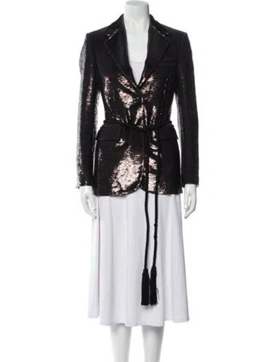 Pre-owned Golden Goose Sequin Jacket W/ Tags In Black