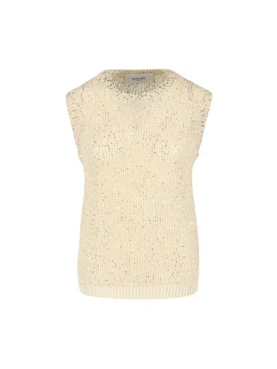 GOLDEN GOOSE SEQUIN KNIT TANK TOP