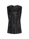 Golden Goose Sequin Mini Dress. In Black