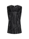 Golden Goose Sequin Mini Dress. In Black
