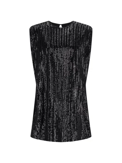 GOLDEN GOOSE SEQUIN MINI SHEATH DRESS