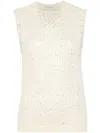 Golden Goose Melyssa Sequin-embellished Knitted Top