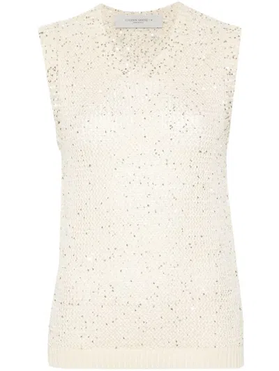 GOLDEN GOOSE GOLDEN GOOSE SEQUINED KNITTED VEST