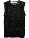 GOLDEN GOOSE SEQUINED KNITTED VEST