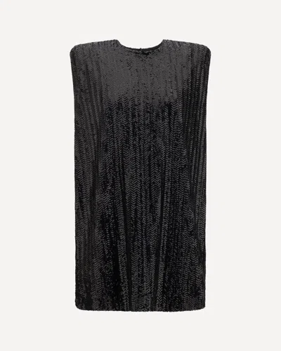Golden Goose Sequined Mini Dress In Black
