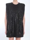 Golden Goose Sequin Mini Dress. In Black