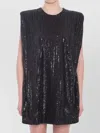 Golden Goose Sequin Mini Dress. In Black
