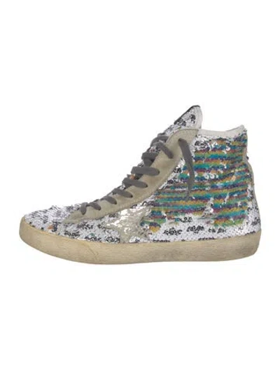 Pre-owned Golden Goose Sequins Patterned Sneakers